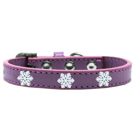 PET PAL Snowflake Widget Dog CollarLavender Size 18 PE854178